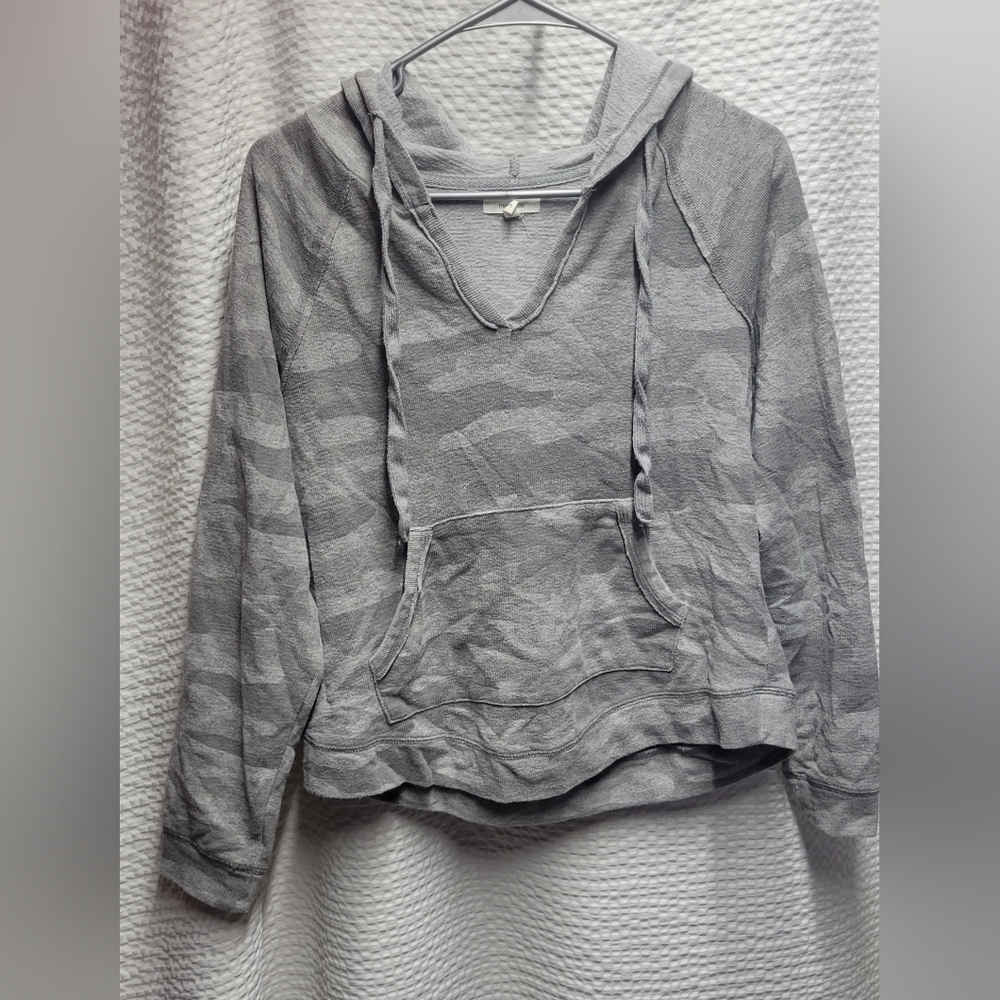 Maurices Gray Camouflage Hoodie
